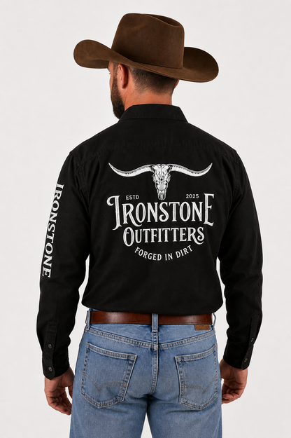 Ironstone Staple Work Shirt - Black