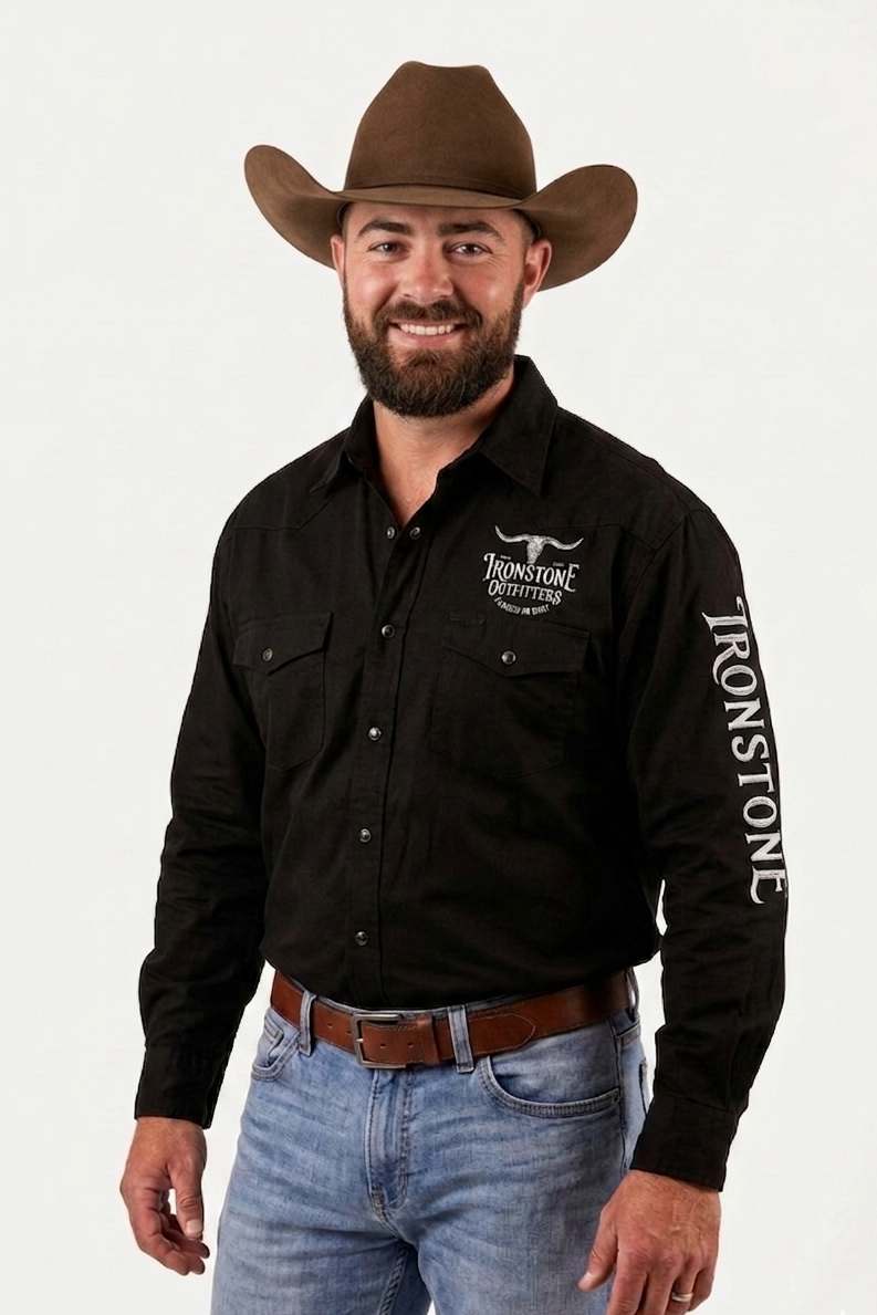 Ironstone Staple Work Shirt - Black