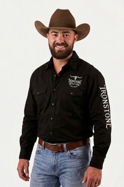 Ironstone Staple Work Shirt - Black